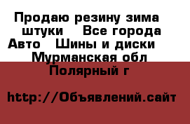 Продаю резину зима 2 штуки  - Все города Авто » Шины и диски   . Мурманская обл.,Полярный г.